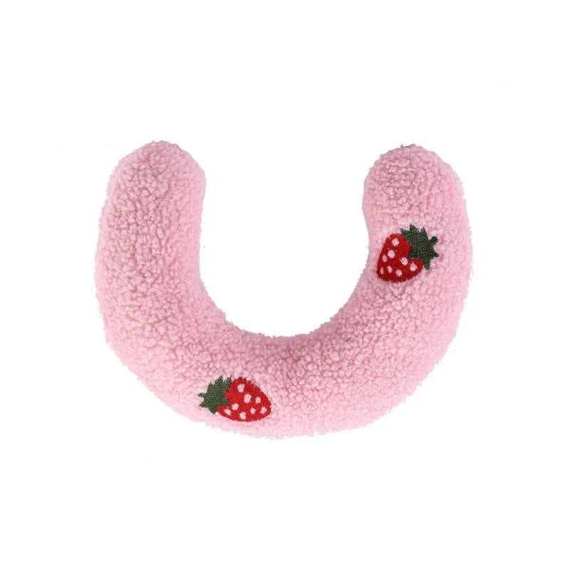 Soft U-shaped Cat Pillow Pet Toy for Cats and Puppies