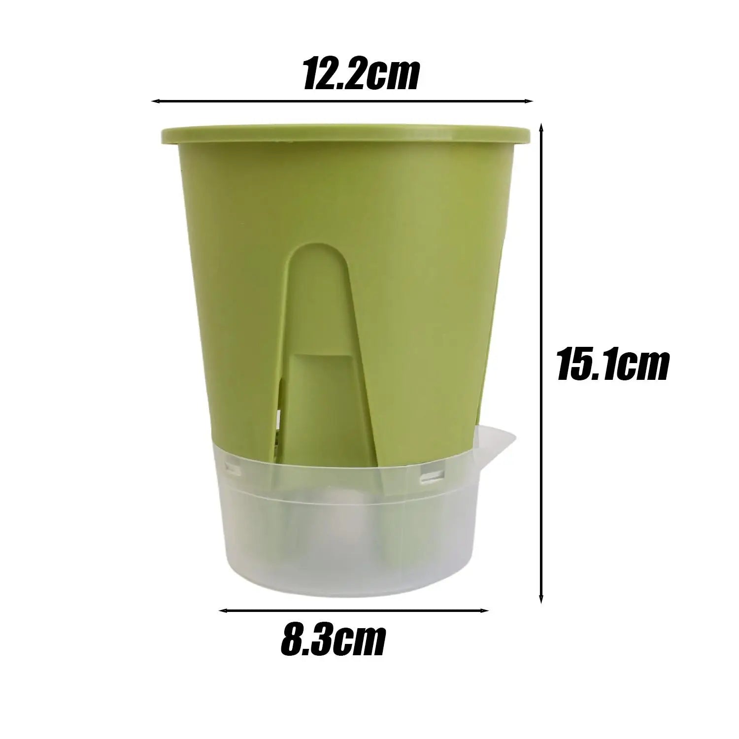Self Watering Plastic Planter Pot Tray for Outdoor Plants