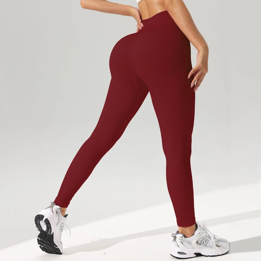 High Waist Tummy Control Seamless Yoga Leggings for Women
