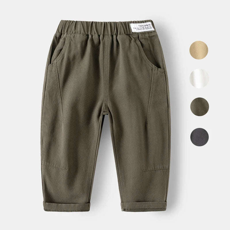 Cotton Boys Pants for Children 4-6 Years Autumn Style