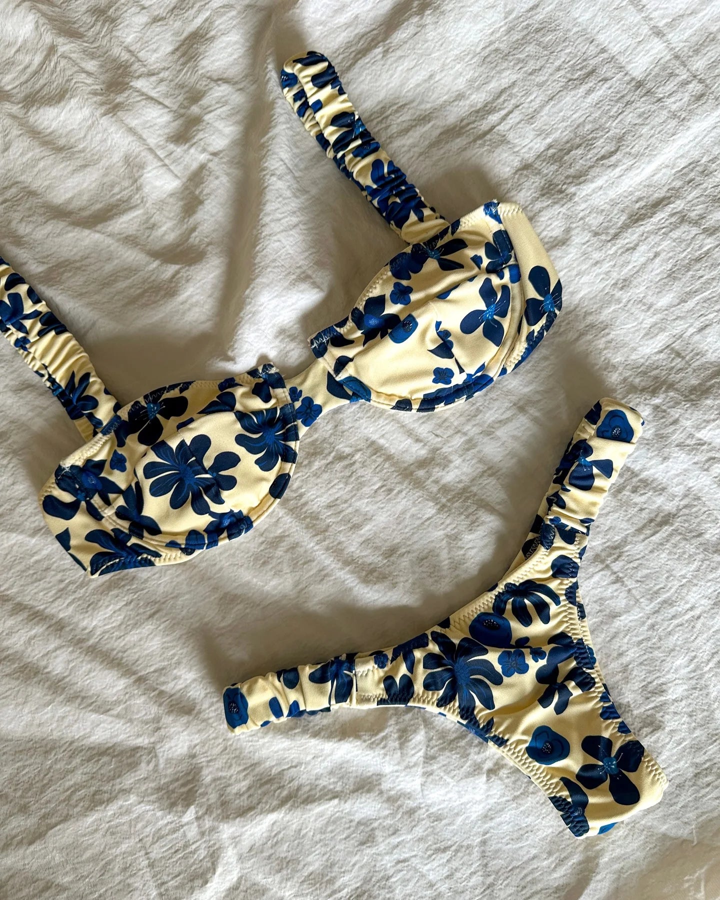 High Waist Printed Bikini Set for Women by WAVECHO
