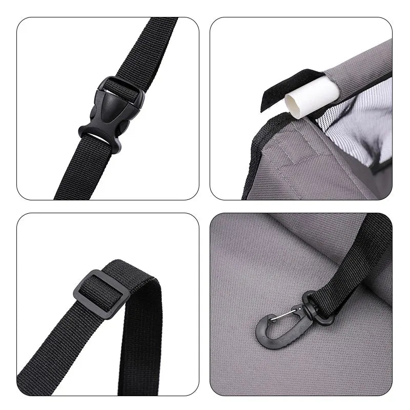 Durable Foldable Pet Safety Car Seat Cushion for Travel