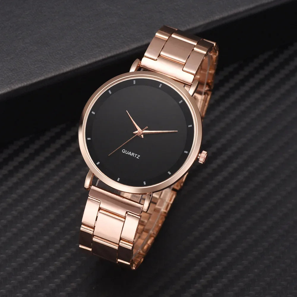 Rose Gold Luxury Women's Watch by DQG - Fashion Casual Style