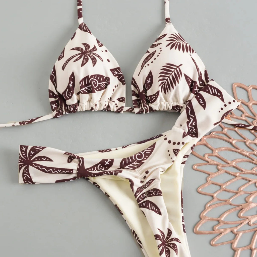 2026 Polyester Sexy Brazilian Bikini Set for Women