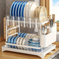 Double-layer Stainless Steel Kitchen Bowl Drain Rack
