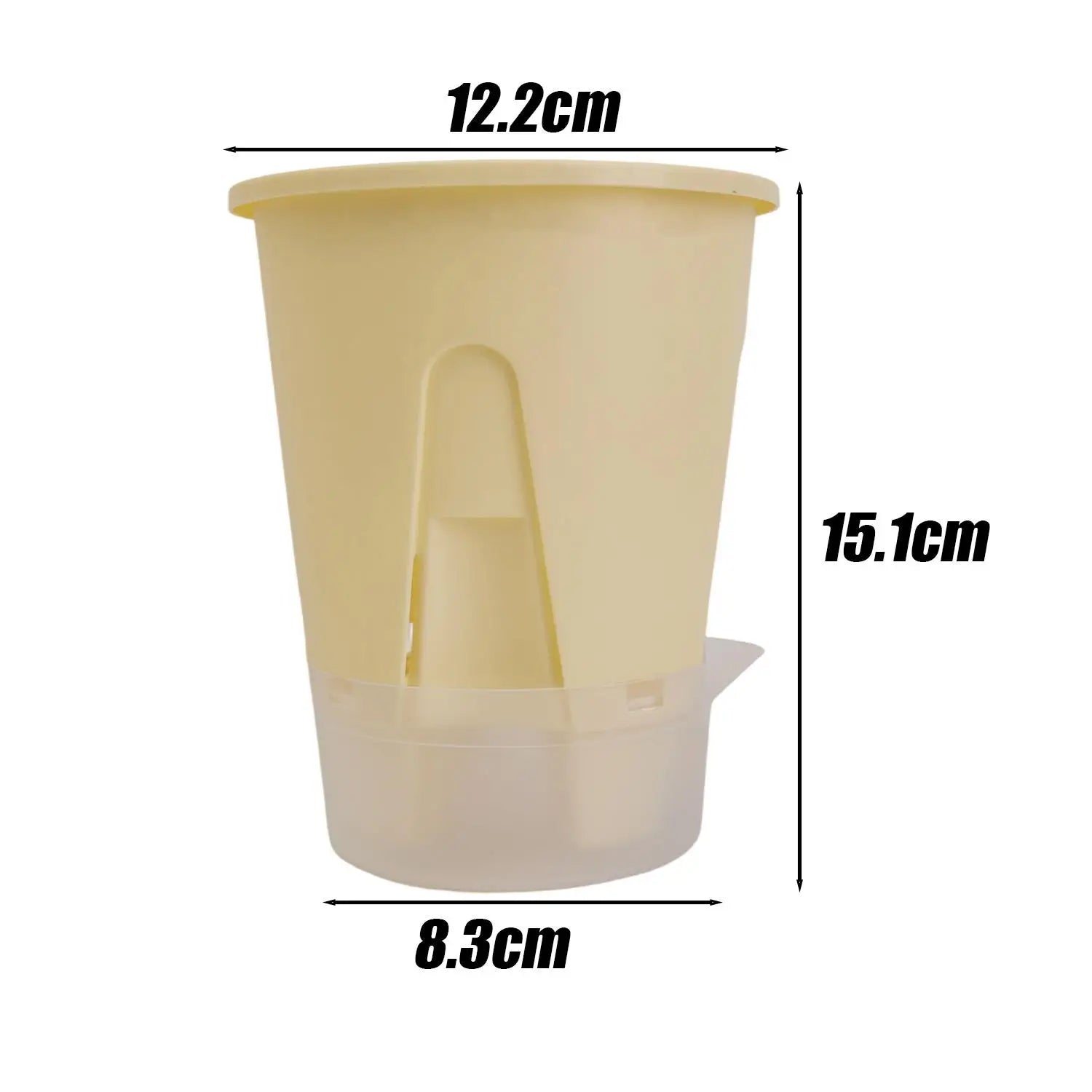 Self Watering Plastic Planter Pot Tray for Outdoor Plants