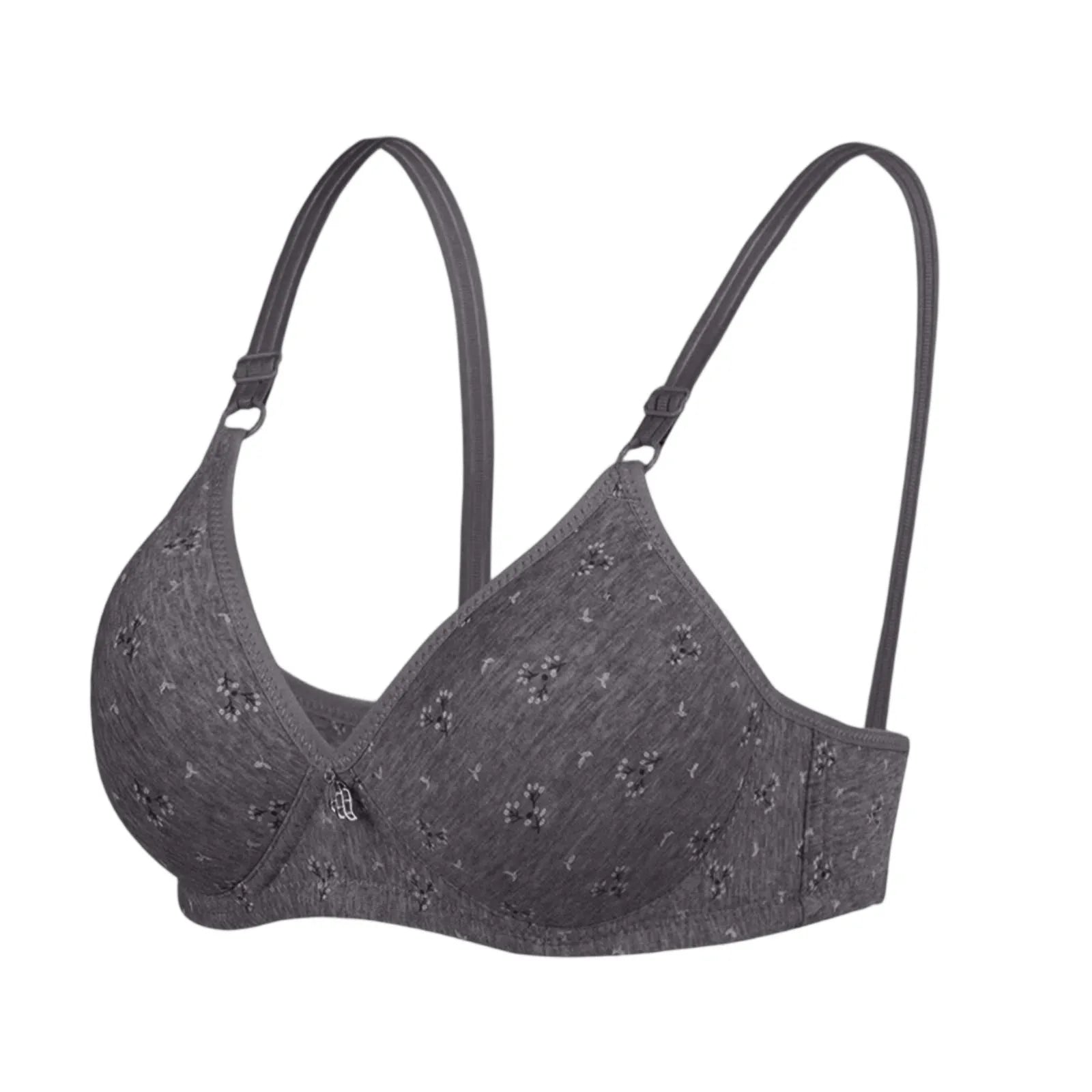 MALEY LifeStyle Women's Seamless Cotton Bra with Half Cup Design