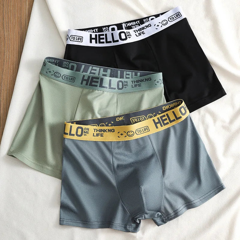 Men's Breathable Polyester Sports Briefs in Large Size