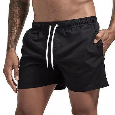 Men's Quick Dry Board Shorts with Pockets for Summer Beach