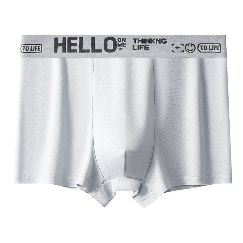 Men's Breathable Polyester Sports Briefs in Large Size