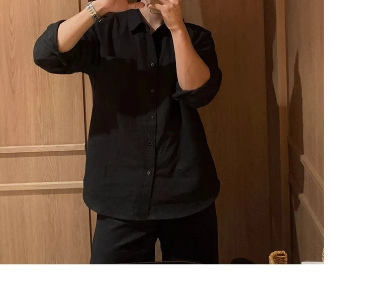 High End Long Sleeved Shirt for Men, Spring and Autumn New Style, Loose and Casual Design Jacket Top