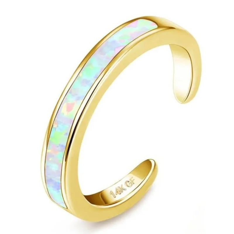 Bobisty Adjustable 14K Gold Plated Toe Rings for Women