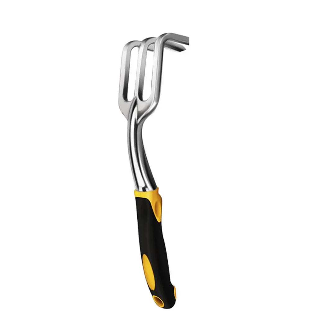 Ergonomic Garden Tool Set with Iron Trowel and Rake