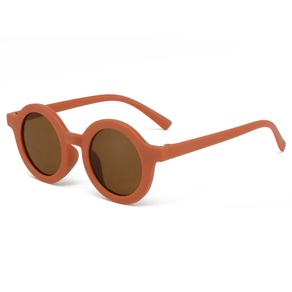 Round Frame Children's Sunglasses for Ages 1-7