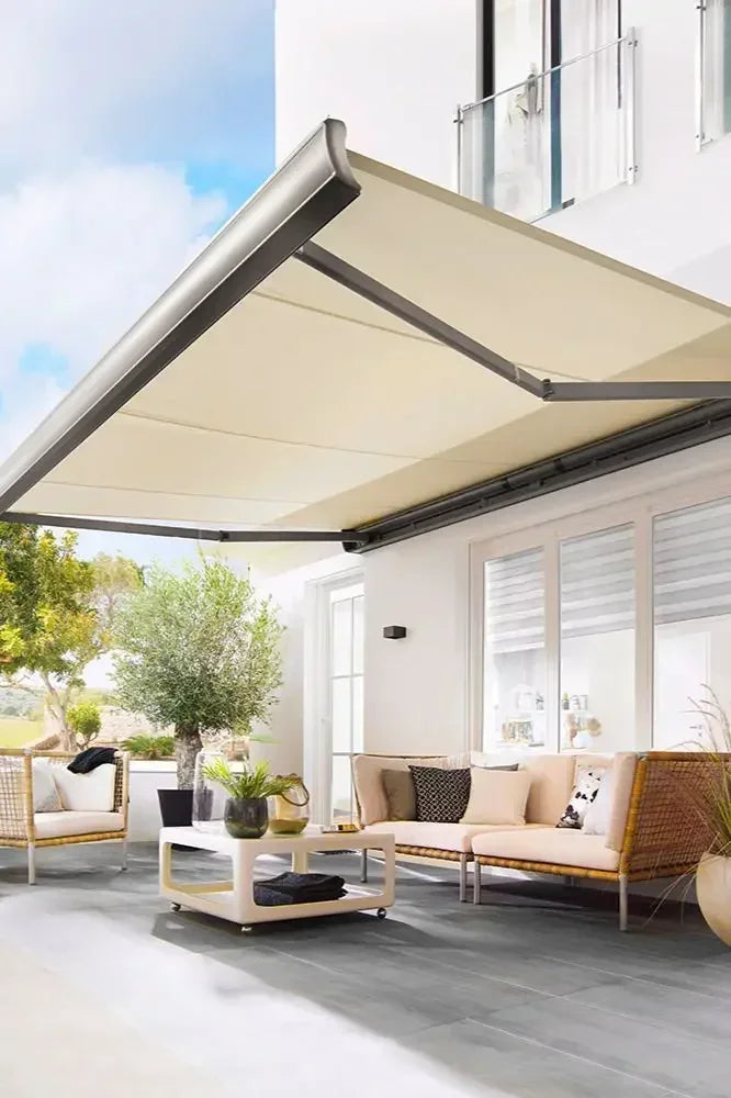 Heavy Duty 6x3m Horizontal Foldable Awning Canopy for Terraces