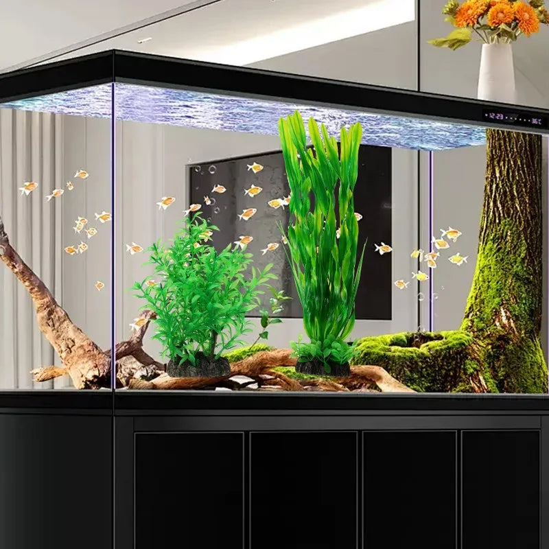 Artificial Green Long Willow Kelp for Aquarium Decoration