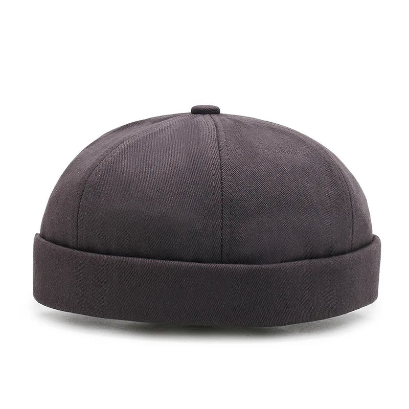 Vintage Brimless Hip Hop Beanie Hat for Men and Women