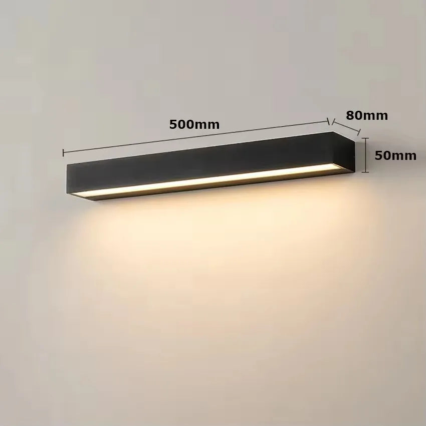 Contemporary Outdoor Wall Light Sconce for Garden and Porch