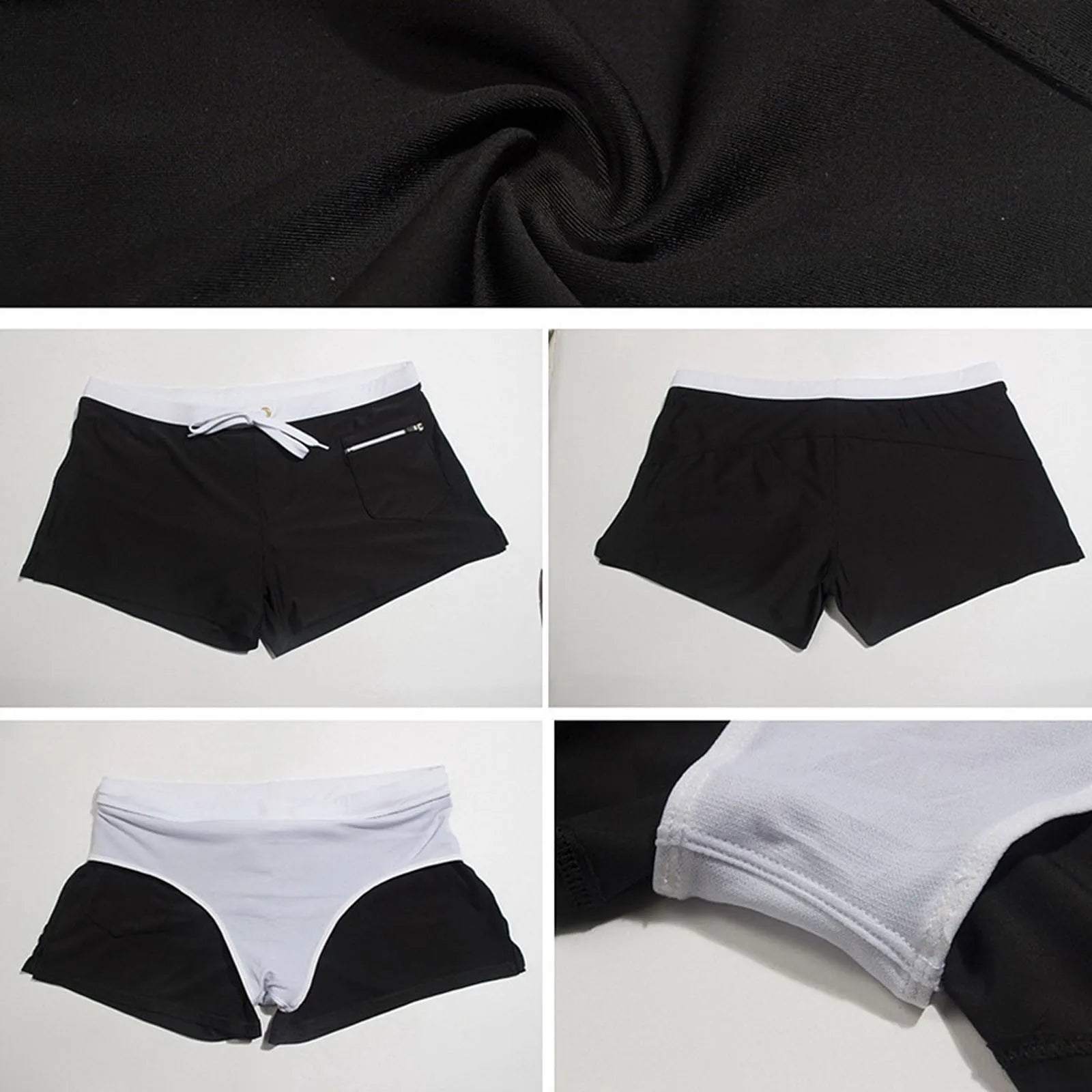 LETSNAGOU Men's Polyester Beach Board Shorts for Summer