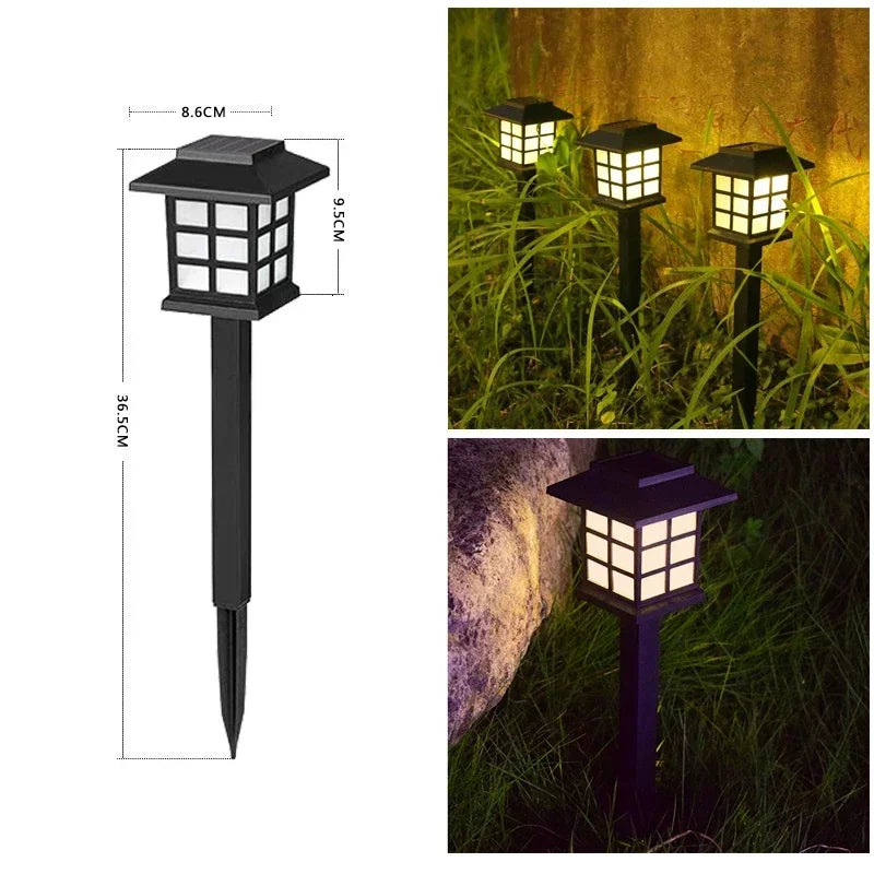 Solar Powered Garden Lanterns for Outdoor Pathway Lighting