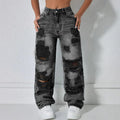 High Waist Wide Leg Denim Pants for Women Casual Summer