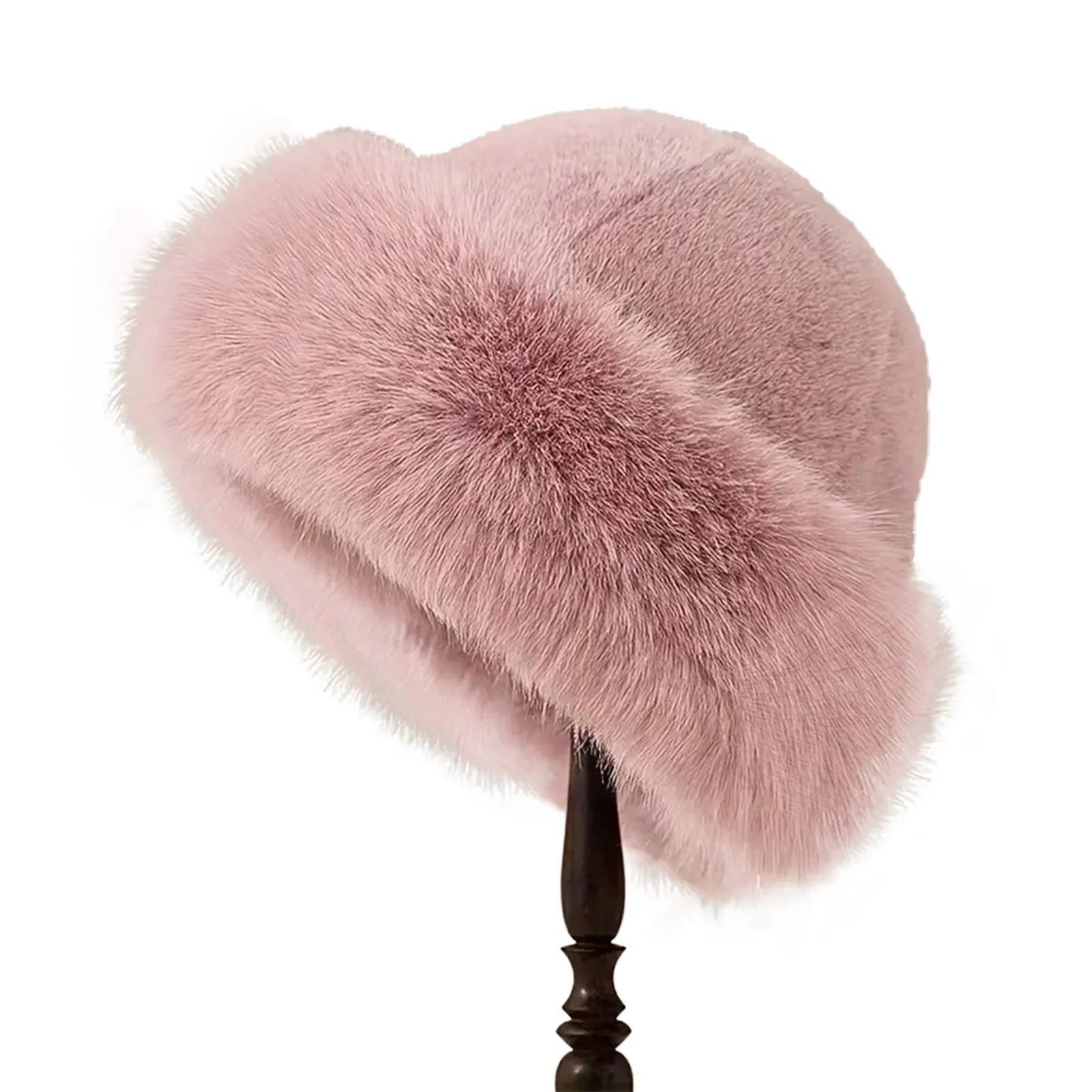 Korean Style Furry Bomber Hats for Women, Warm and Cozy