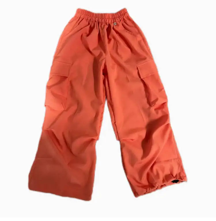 Trendy Girls Cargo Pants for Kids with Pockets 4-6Y