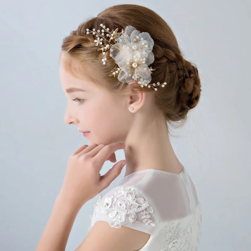 Floral Alloy Hair Accessories for Girls - Stylish Headbands