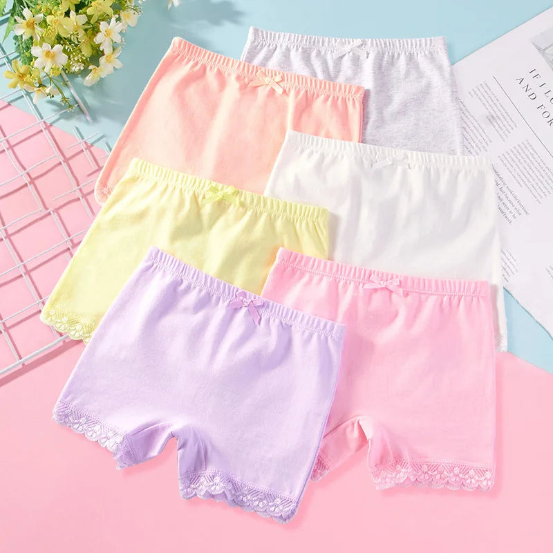 Summer Girls Cotton Safety Pants for Dance 4-6Y