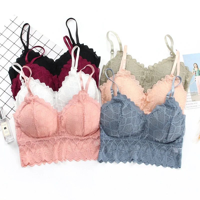 Lace Push-up Bra and Panty Set for Women by MALEY LifeStyle