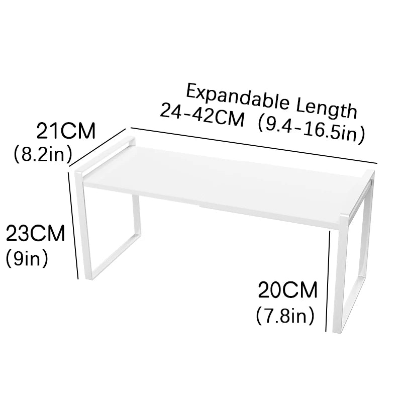 Metal Kitchen Storage Rack for Under Sink Organization