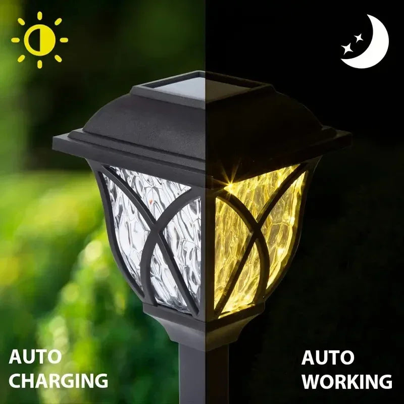 Solar Powered Garden Lanterns for Outdoor Pathway Lighting
