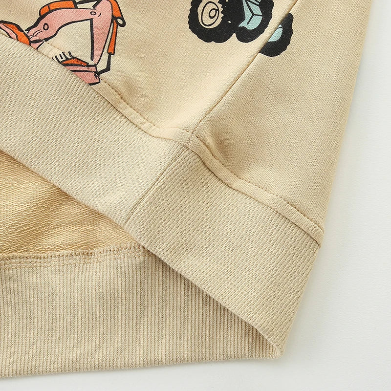 Little maven Boys Cotton Pullover Hoodie for Kids
