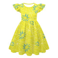 Girls Disgust Printed Princess Dress for Birthday and Cosplay