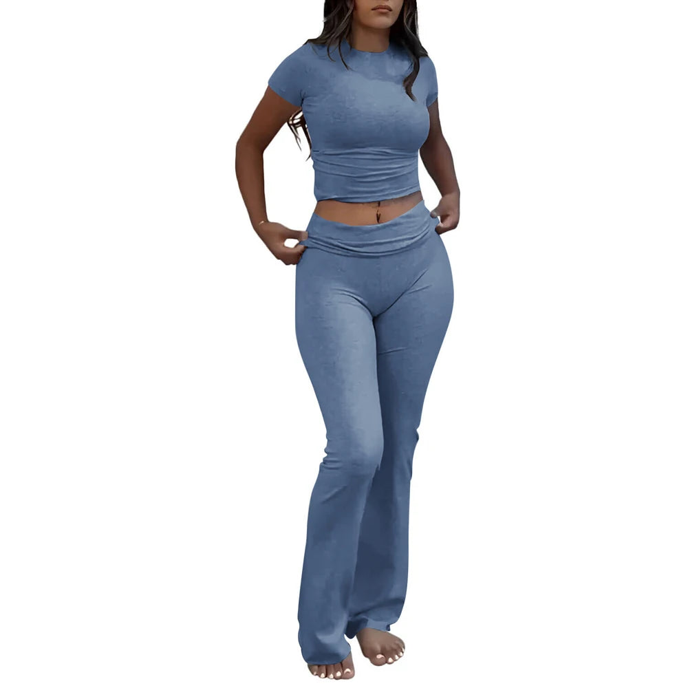 High Stretch Cotton Lounge Wear Set for Women