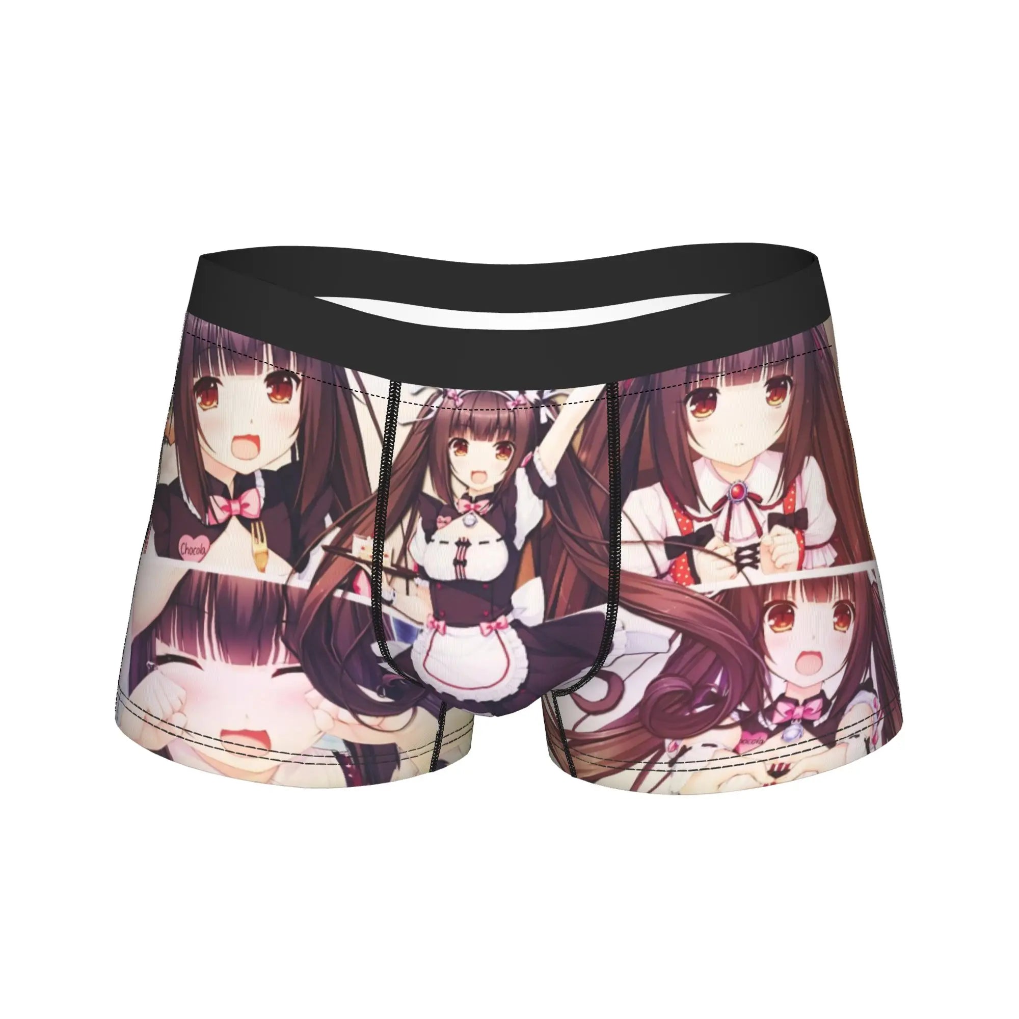 Men's Funny Cartoon Boxer Shorts Breathable Polyester Underwear