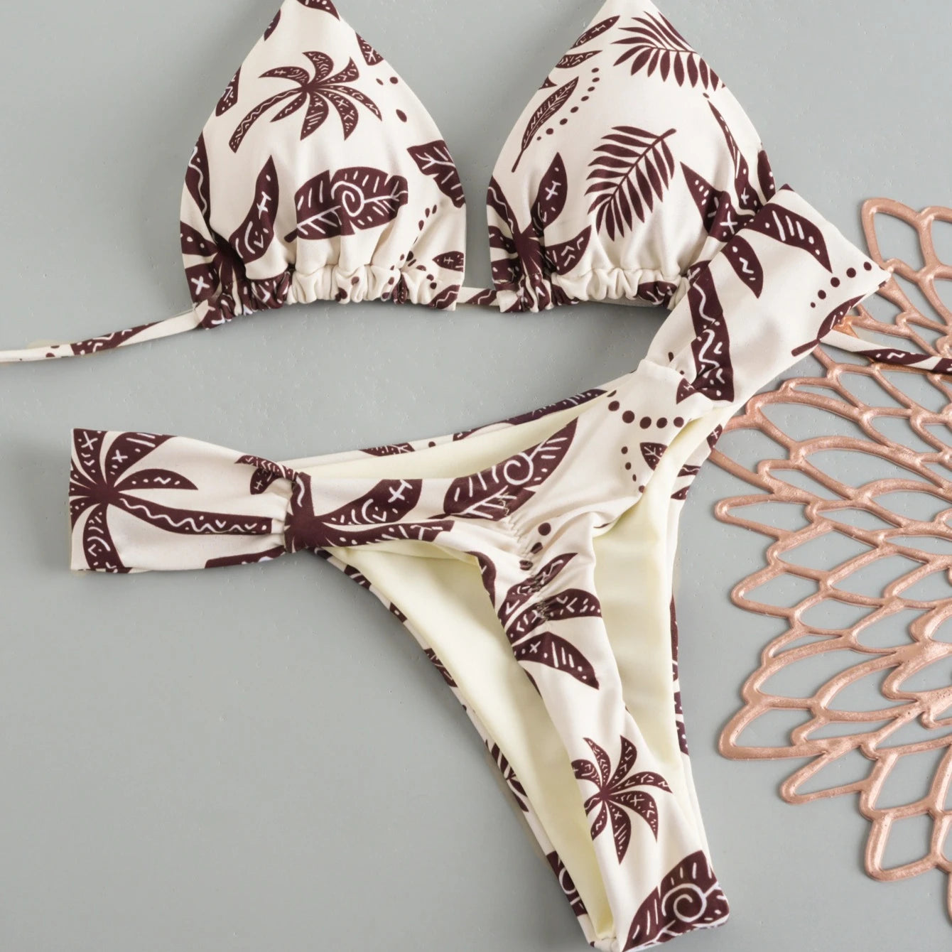 2026 Polyester Sexy Brazilian Bikini Set for Women