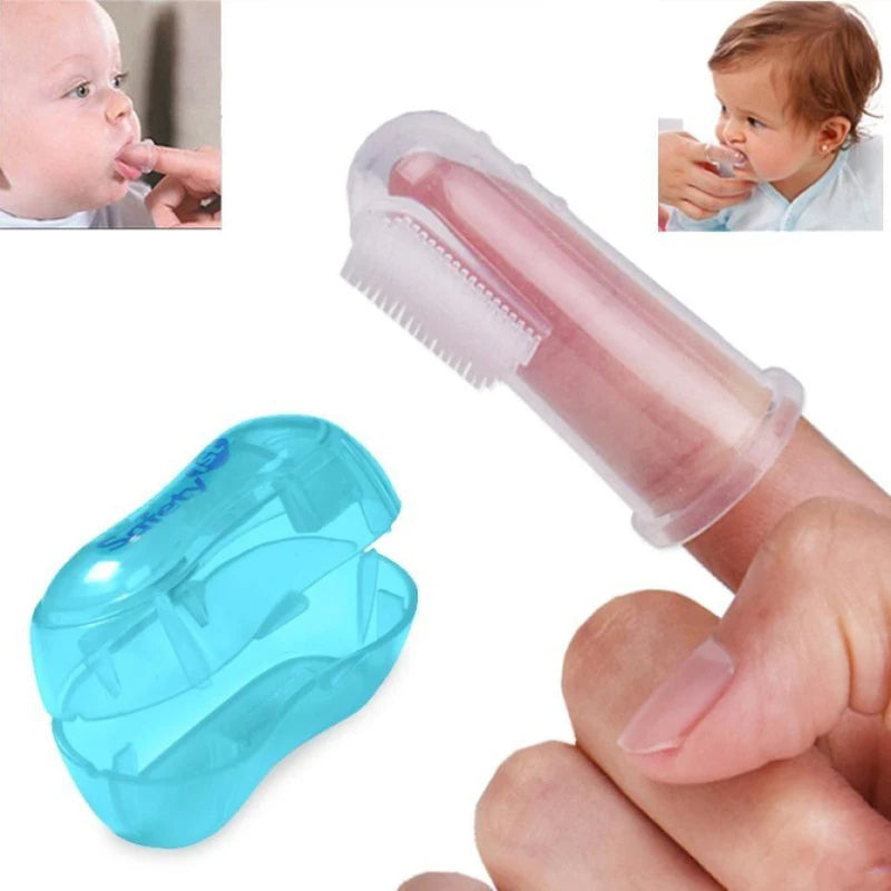 Super Soft Silicone Finger Toothbrush for Dogs and Cats