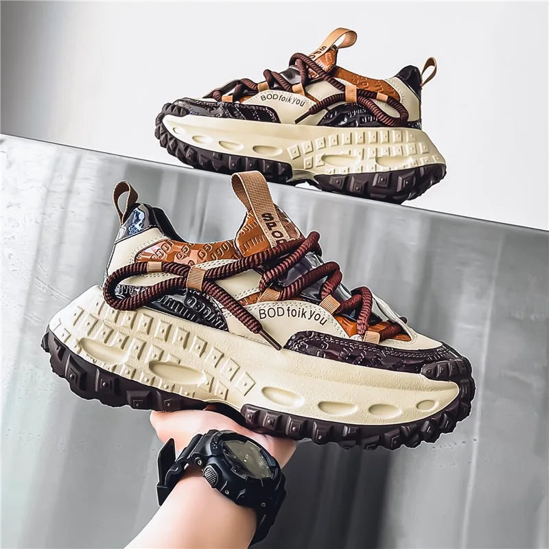 Men's Breathable Casual Sneakers with Anti Slip Design