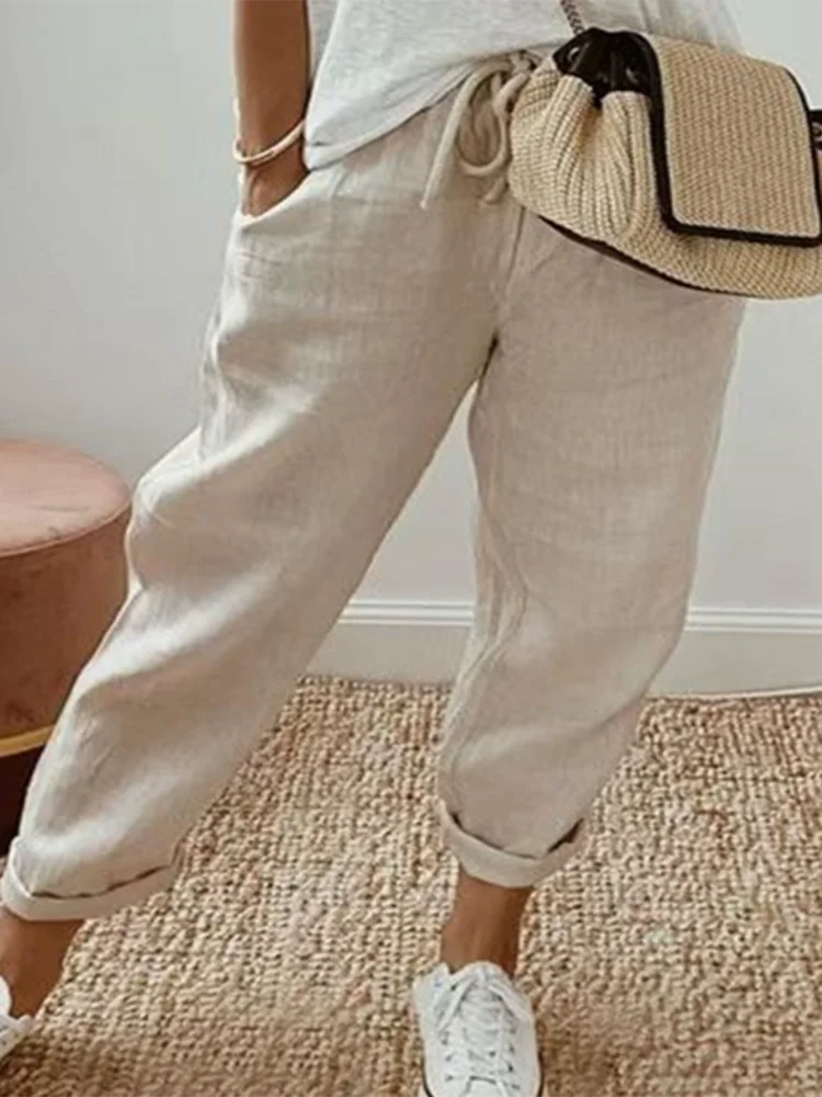 Floral Print Casual Pants for Women by MALEY LifeStyle