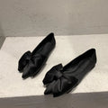 Casual Pointed Toe Flats for Women in Green and Black