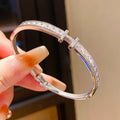 Stylish Stainless Steel Cuff Bracelet for Women