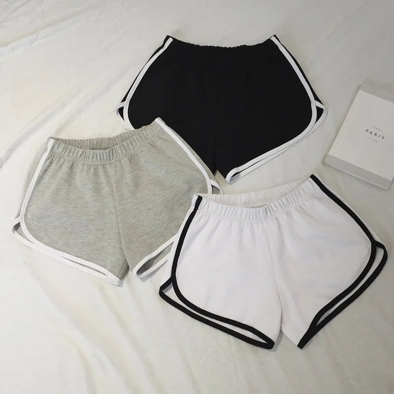 VEKY Women's Quick Dry Elastic Shorts for Summer Fitness
