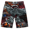 Men's Quick Dry Print Swim Trunks for Summer Beach Wear