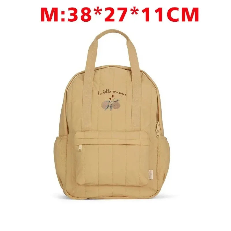 Cute Cartoon Cotton Kids Backpack for Ages 4-6