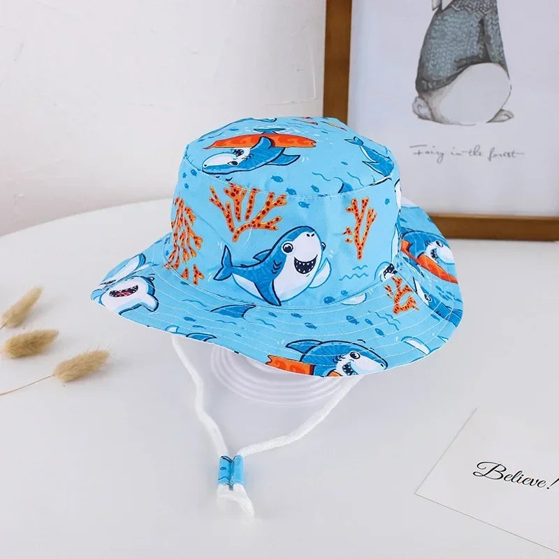 Cotton Fisherman Hat for Baby Girls and Boys 1-3 Years