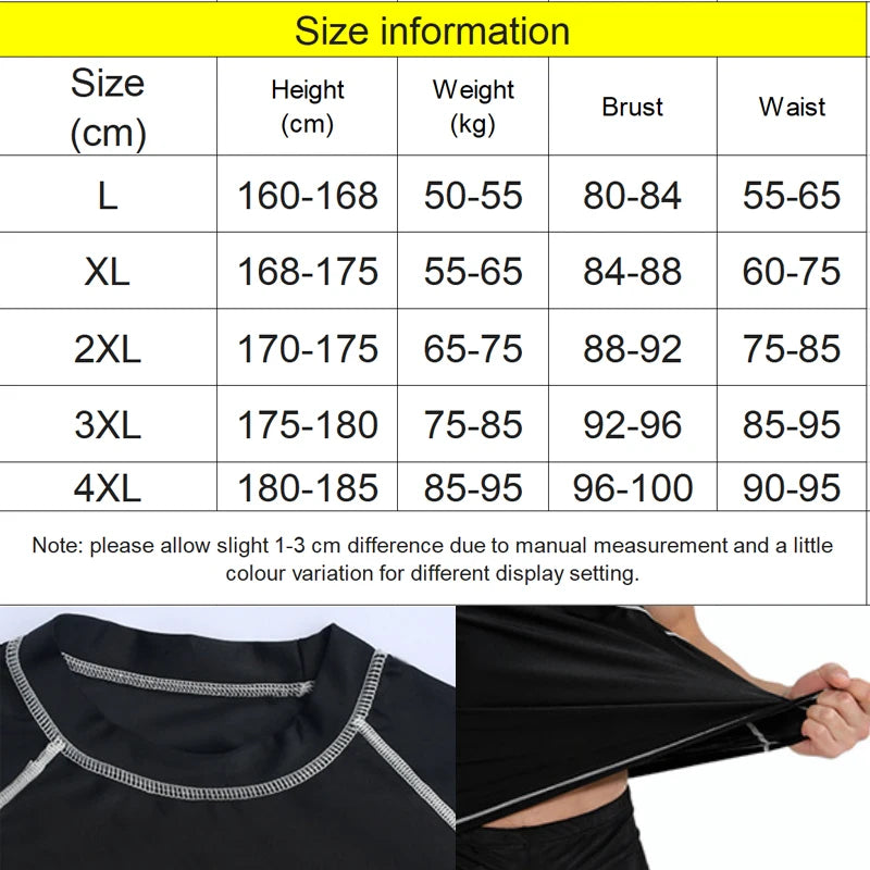 Men's Polyester Swimwear Set with Tight Elastic Shorts and Shirt
