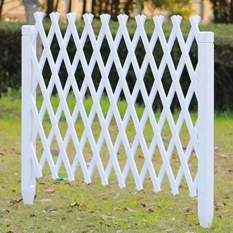 Expandable Spruce Wood Fence Indoor Outdoor Pet Barrier Garden Divider