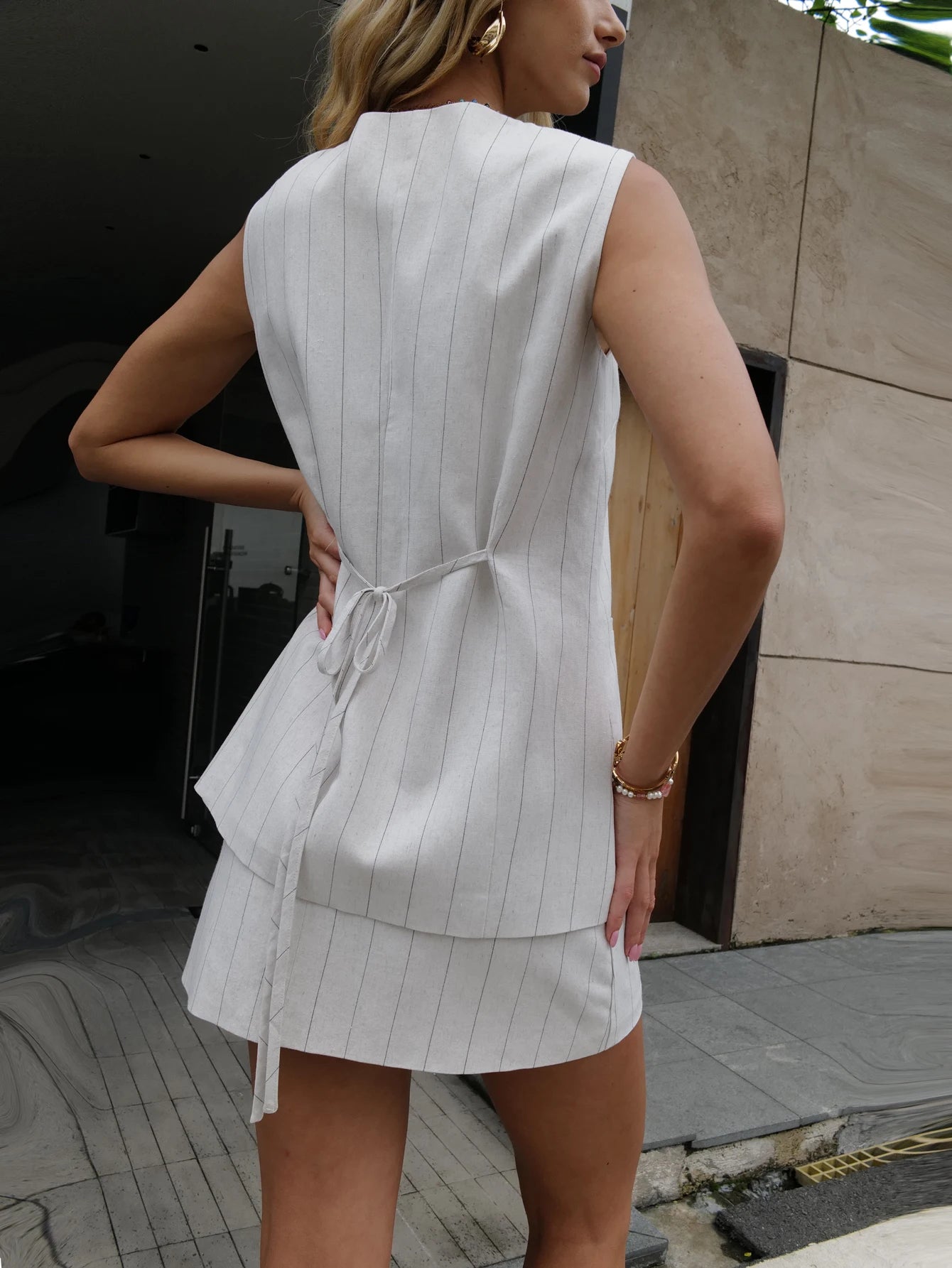 KALEIRDA Women Summer Fashion Vest and Skirt Set
