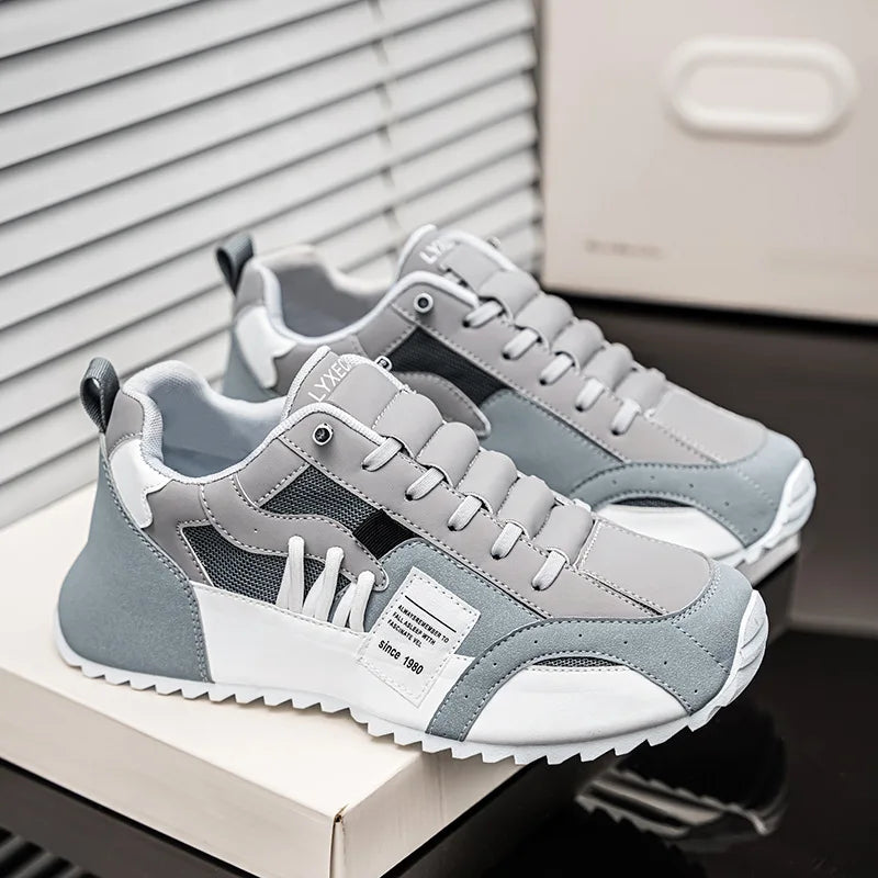 Men's Summer Mesh Breathable Running Sneakers for Outdoor Use
